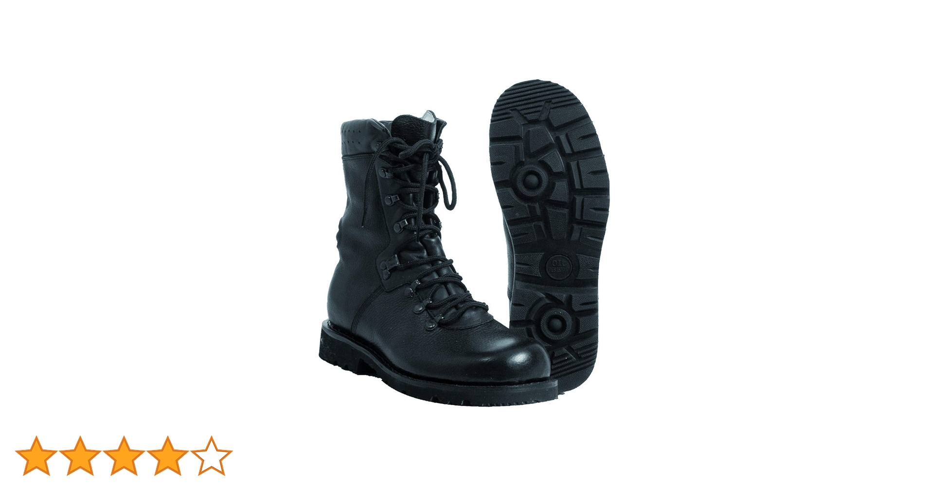Amazon | Mil-Tec ドイツ連邦軍 BW Combat Boots Model 2000 レザー 8